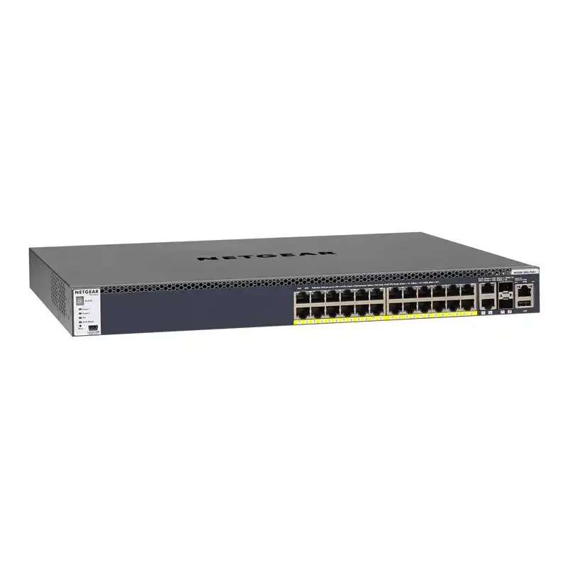 Switch manageable ProSAFE M4300-28G-PoE+ (550W PSU)Switch Manageable Stackable avec 24x1G PoE+ et ... (GSM4328PA-100NES)_1